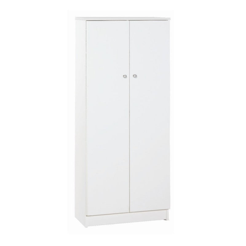 Armario multiusos dos puertas blanco 62x34x h147 cm