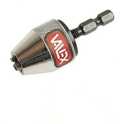 Valex Mini portabrocas autoajustable para destornillador de 1/4"