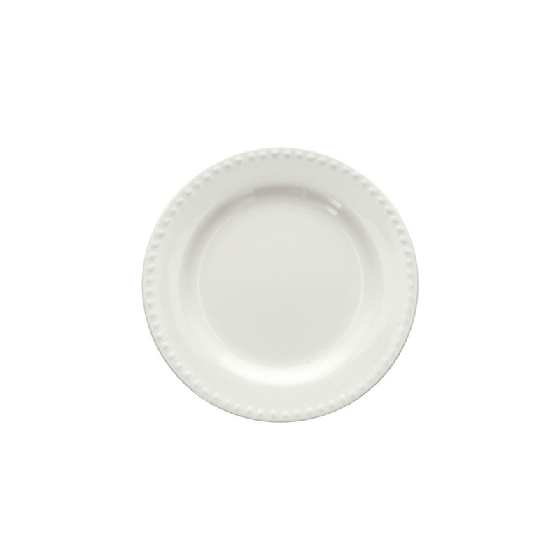 Plato de postre línea Shabby Colette blanco 20,5 cm