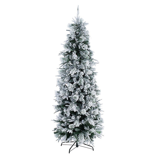 Árbol de Navidad de Dresde nevado 210 cm