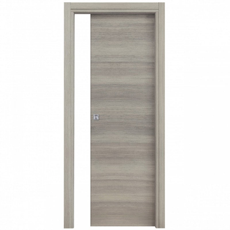 Puerta corredera Microtec de roble 210 x 70 cm