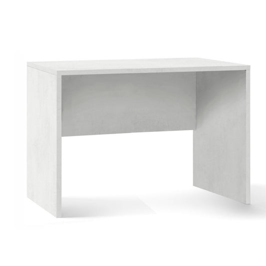 Escritorio moderno en madera Ossido White 120x69x h76 cm