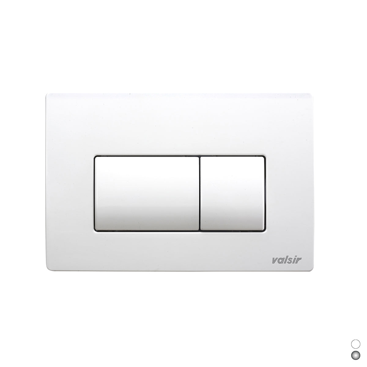 Placa de control 215x145 para escape doble Tropea S, cromo brillo