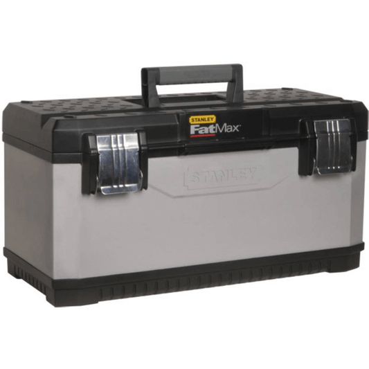 Caja de herramientas Fatmax Stanley de metal y plástico gris