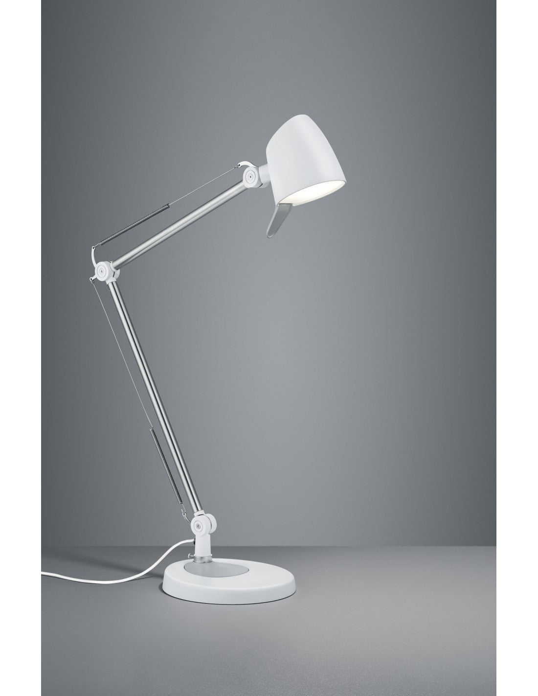 Lámpara de escritorio LED regulable de 5w blanca Rado Trio Lighting