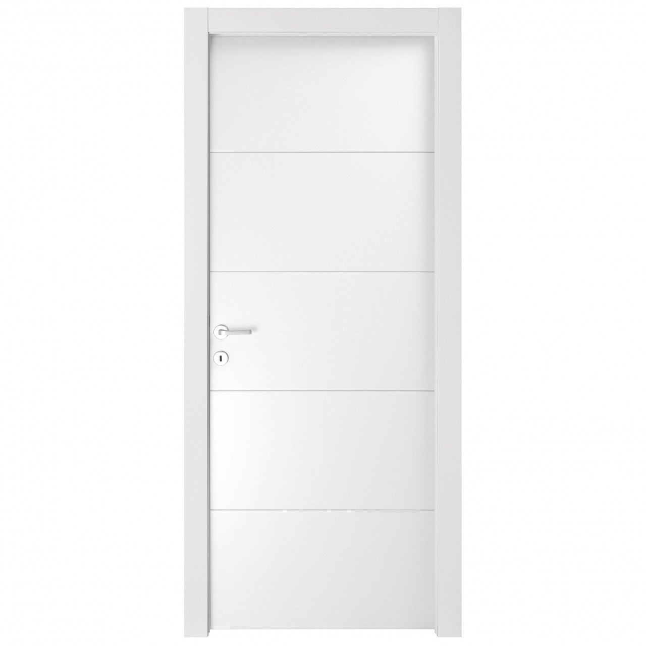 Puerta Rayas Blancas 210 x 70 cm