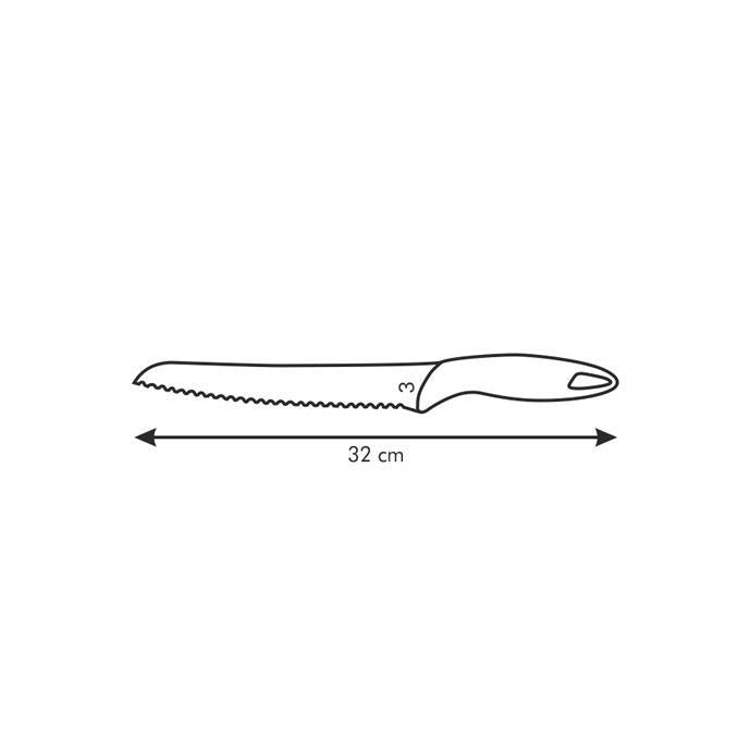 Cuchillo para pan Presto 20 cm.