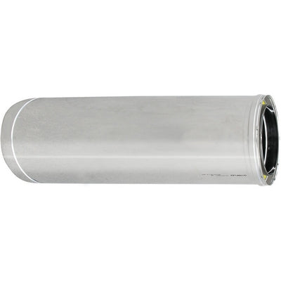 Tubo de acero inoxidable 316L de doble pared - 1 metro - Diámetro interior 150 - Diámetro exterior 200