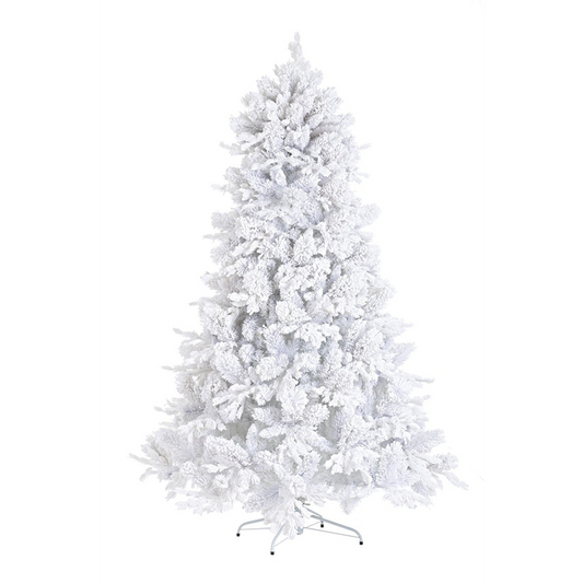 Árbol de Navidad Alberg blanco como la nieve Al. 210 x Ø130 cm