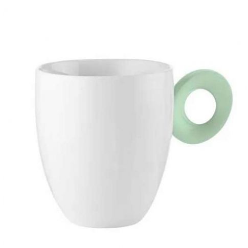 Taza Everyday 250Ml Blanca Con Mango Verde