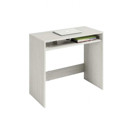 Escritorio pequeño para ordenador blanco con compartimento 79 x 43 x 78 h cm