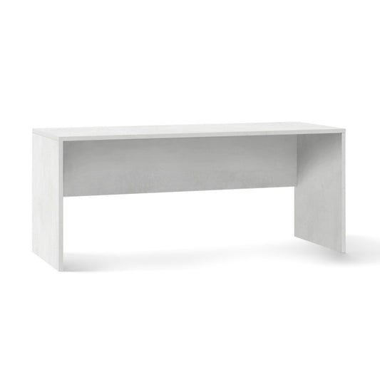 Escritorio moderno en madera Ossido White 180x69x h76 cm