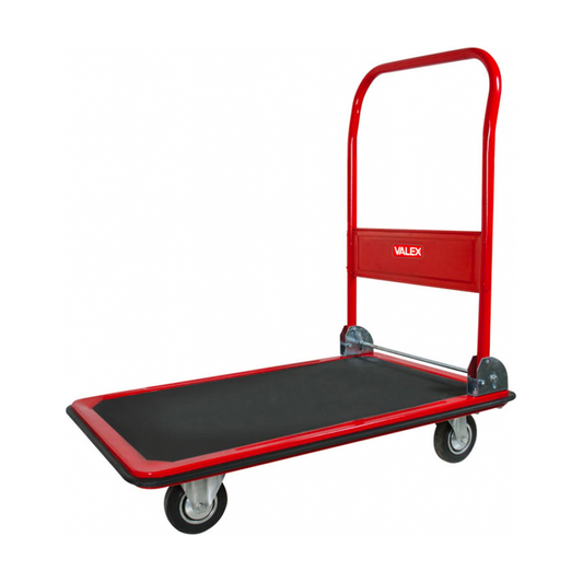 Valex Portaequipajes de Acero Carro con Asa Plegable Capacidad 150Kg Almacén