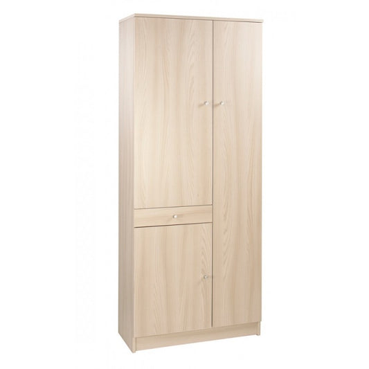 Armario multiusos tres puertas y un cajón Light Olmo 77x34x h183 cm