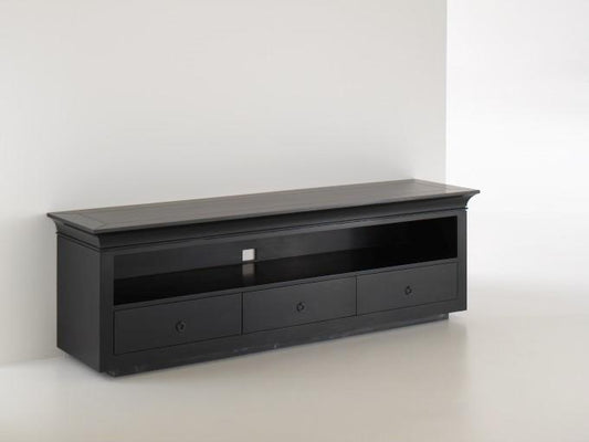 Mueble TV clásico en madera de melamina 62x160x50h cm