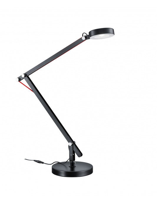 Lámpara de estudio LED negra ajustable Amsterdam Trio Lighting