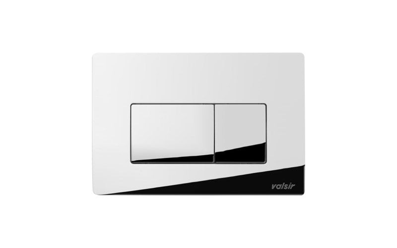 Placa de control 215x145 para escape doble Tropea S, cromo brillo